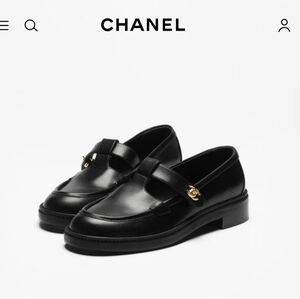 Chanel FW 2025-2026 Moccasins Mary Jane 38.5 Black
